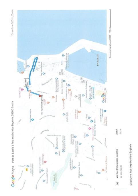 Appartement Centre-Bastia A Une Minute A Pied Du Port Экстерьер фото